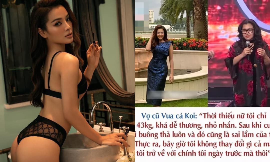 Phương Trinh Jolie 'đốt mắt' fans khi diện nội y quyến rũ, gây chú ý với lời nhắn nhủ đến vợ cũ của 'Vua cá Koi'